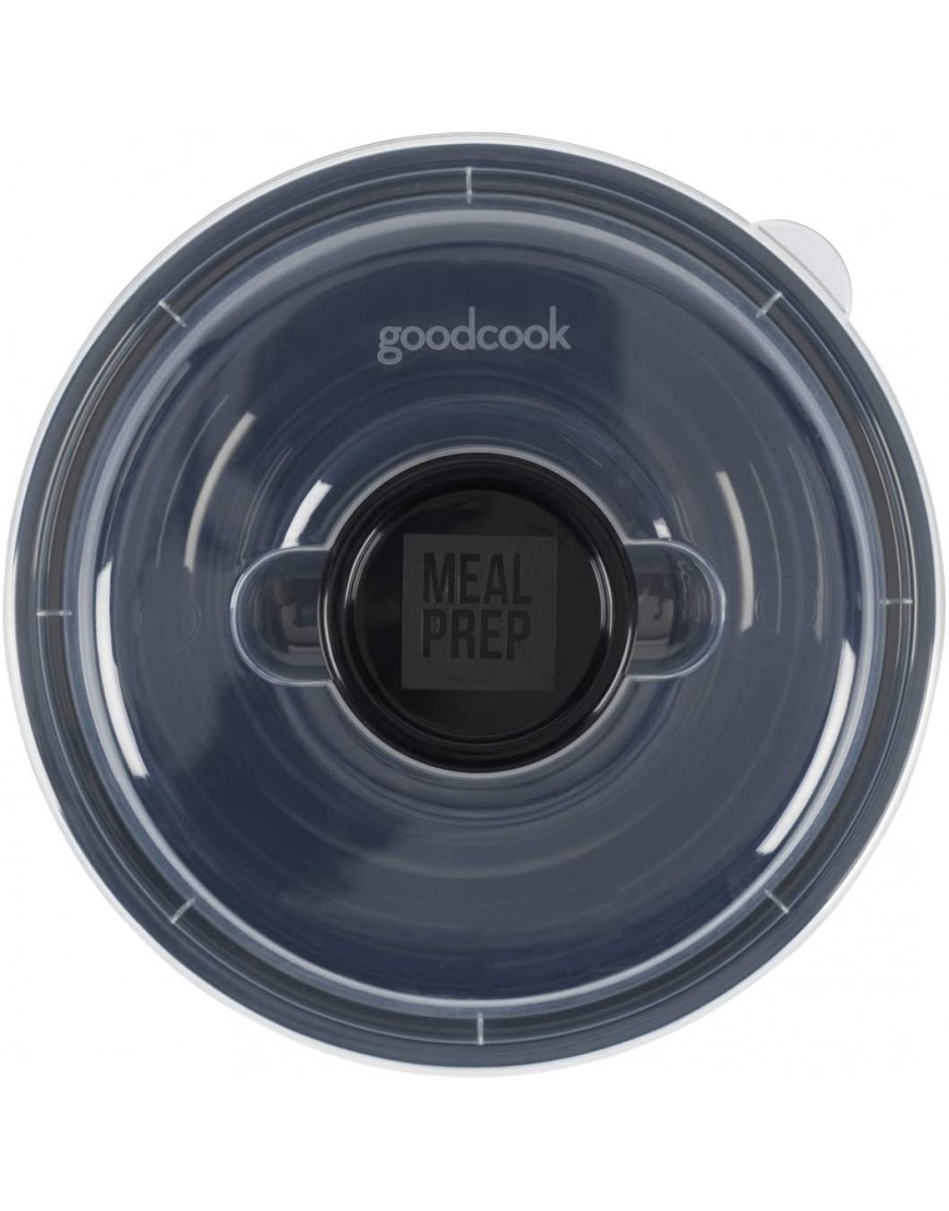 Goodcook Microwavable and Freezer Safe Meal Prep Bowl 10 Pack Black