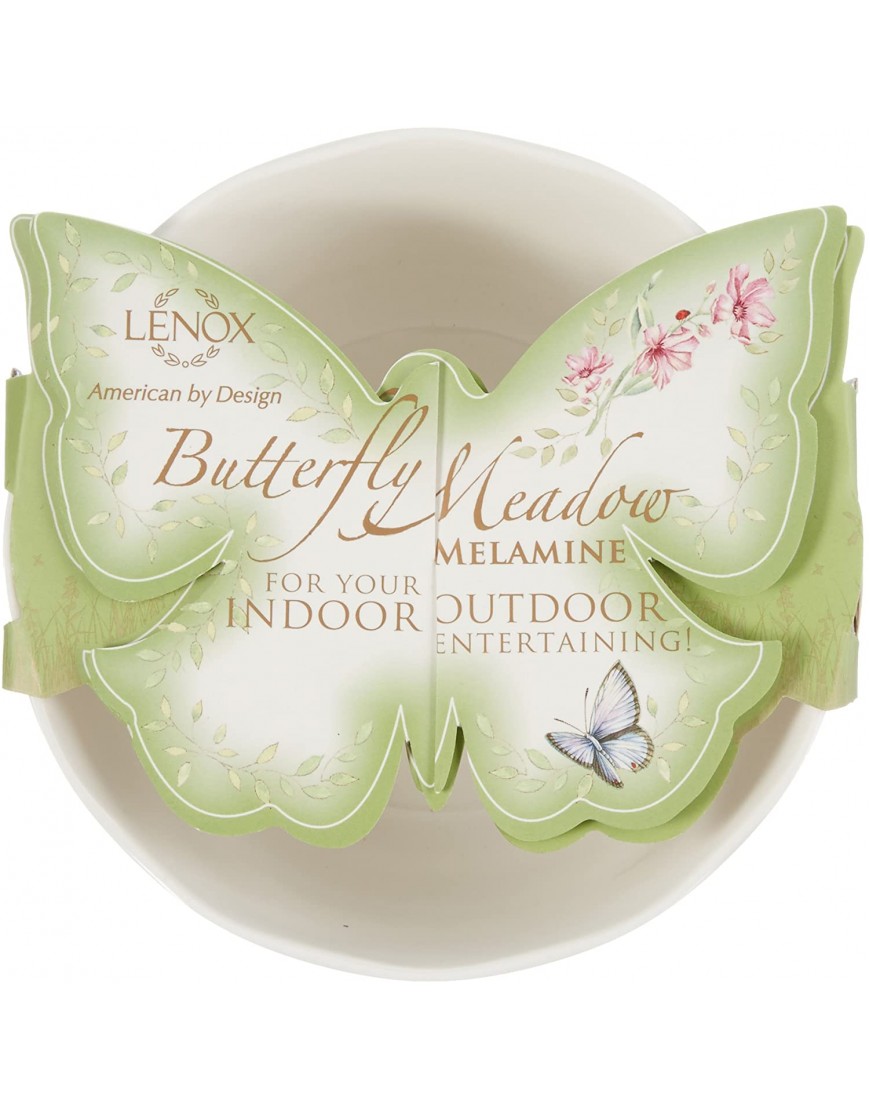 Lenox Butterfly Meadow Melamine 4-Piece Bowl Set 1.3 LB White