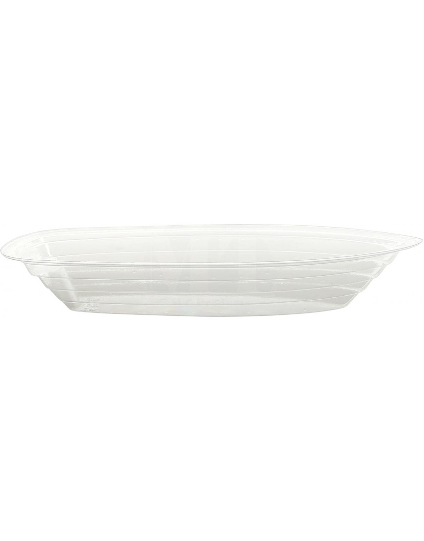 MT Products 12 oz. Clear Plastic Disposable Banana Split Boats Perfect Size Great Party Dish 30 Pieces