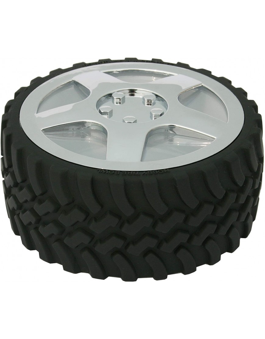WRENCHWARE – Knobby Tread Rubberized Tire Bowl the perfect gifts for men who have everything. Great Motorhead Gifts NASCAR Gift Ideas and makes a fun office Candy dish Popcorn bowl and ice cream bowl. Great gift for a man cave or workshop.