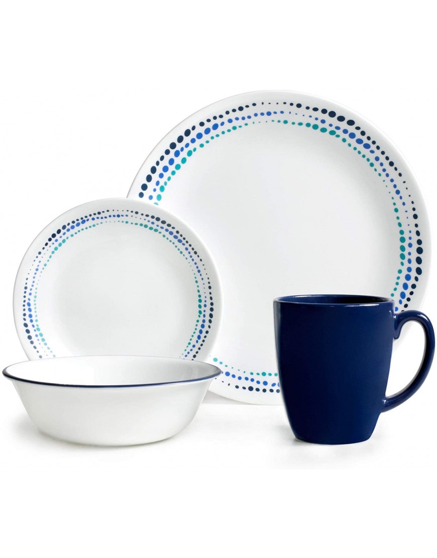 Corelle Livingware Ocean Blues 16-pc Dinnerware Set