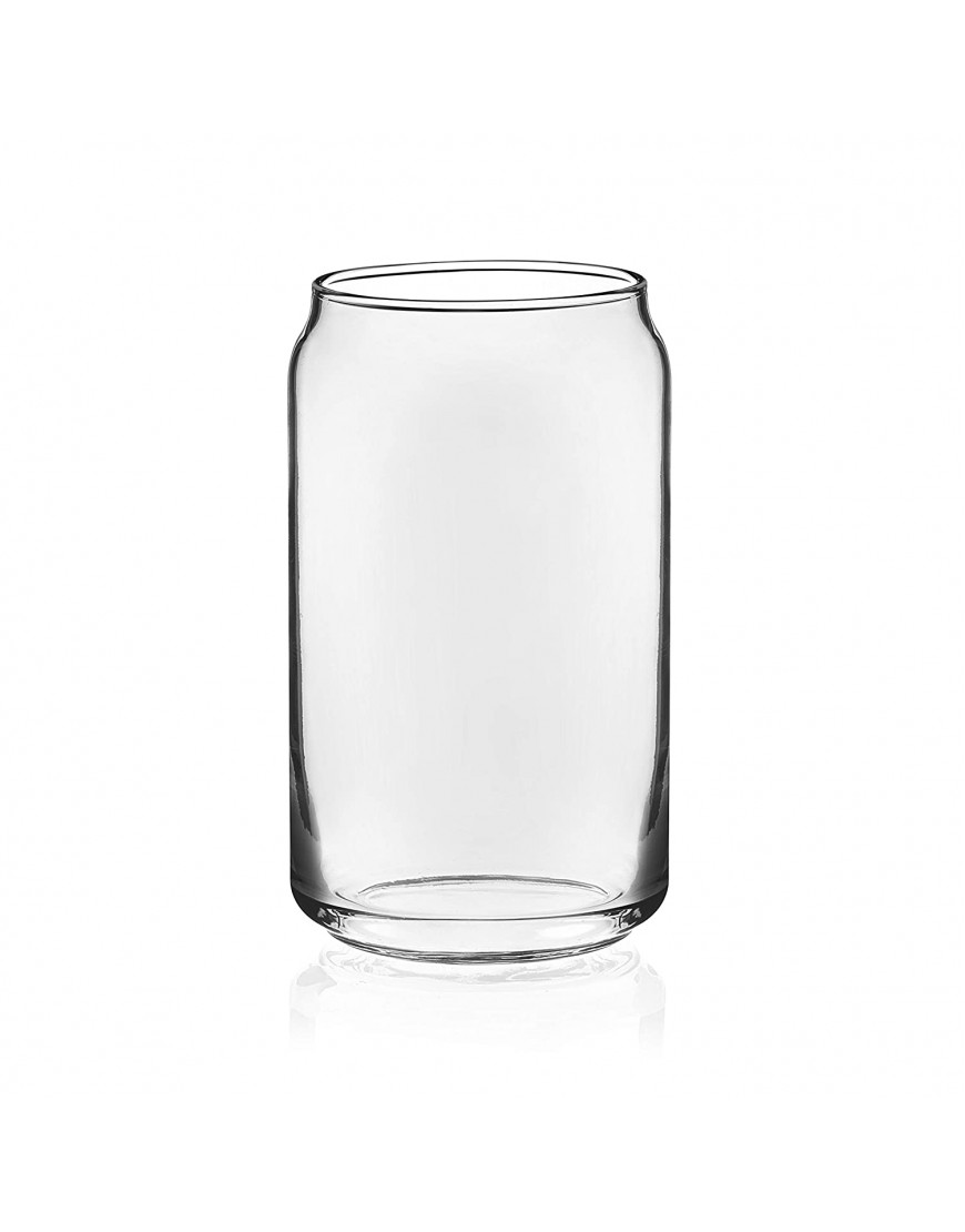 Libbey Classic Can Tumbler Glasses Set of 4 Pack of 4 Clear