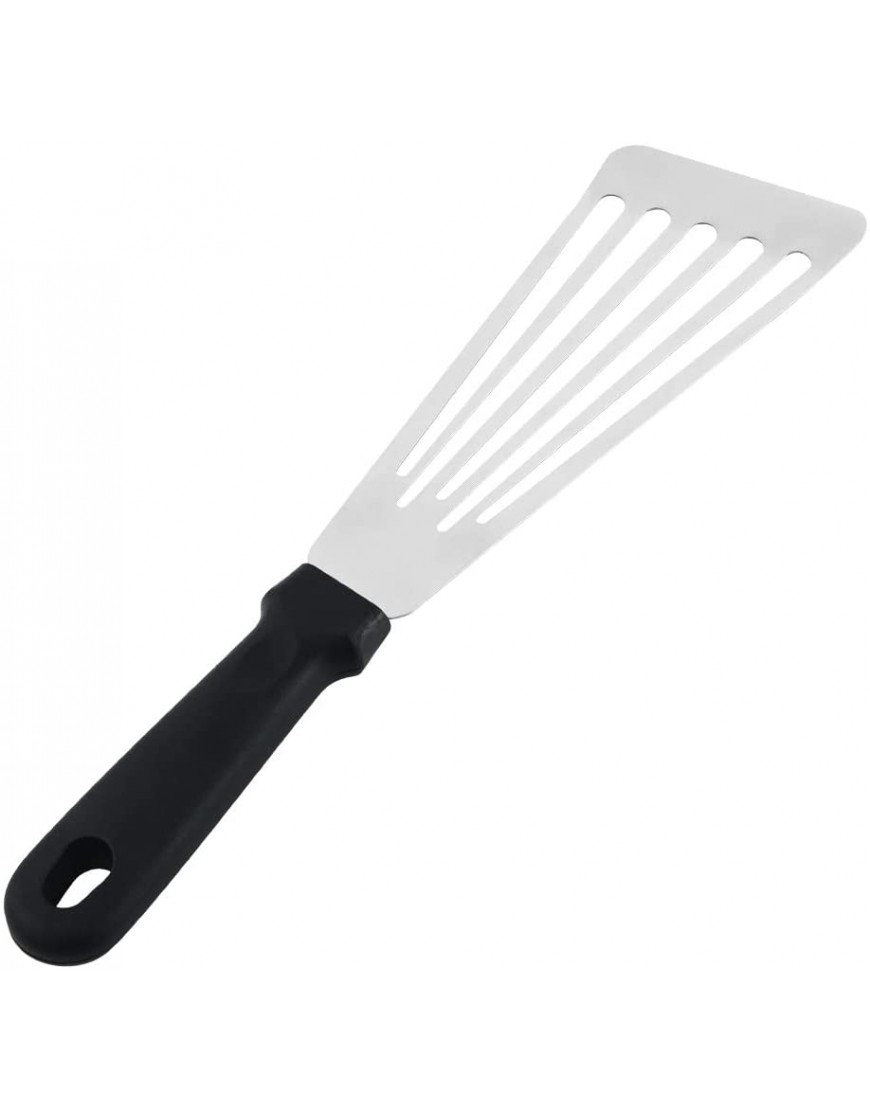 Ardanlingke Fish Spatula,Stainless steel steak spatula Durable Slotted cooking Spatula Beveled Design Stainless Steel Spatula for Frying for Flipping Frying Grilling Pizza12.6 x 3.4 inches