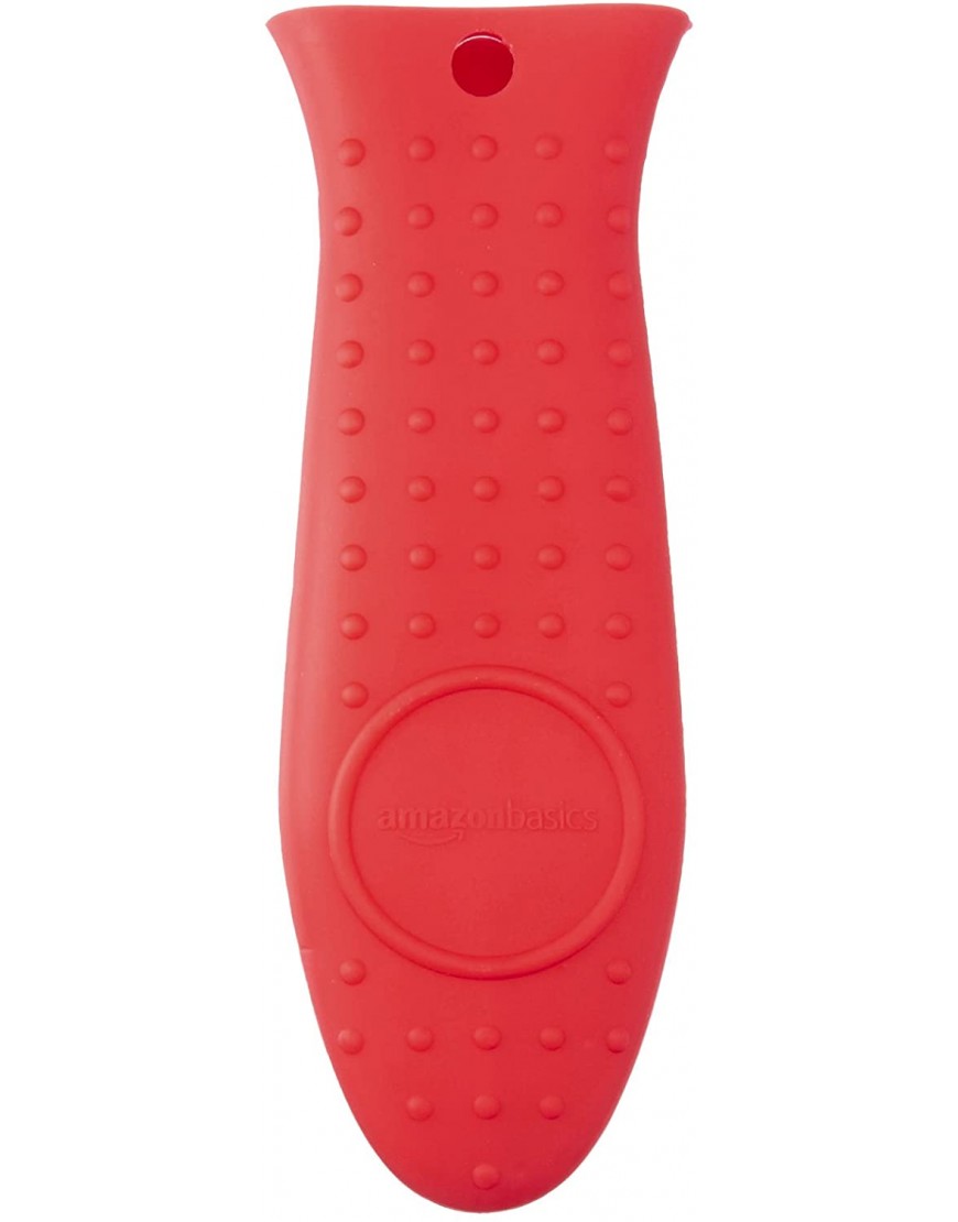 Basics Silicone Hot Skillet Handle Cover Holder Red
