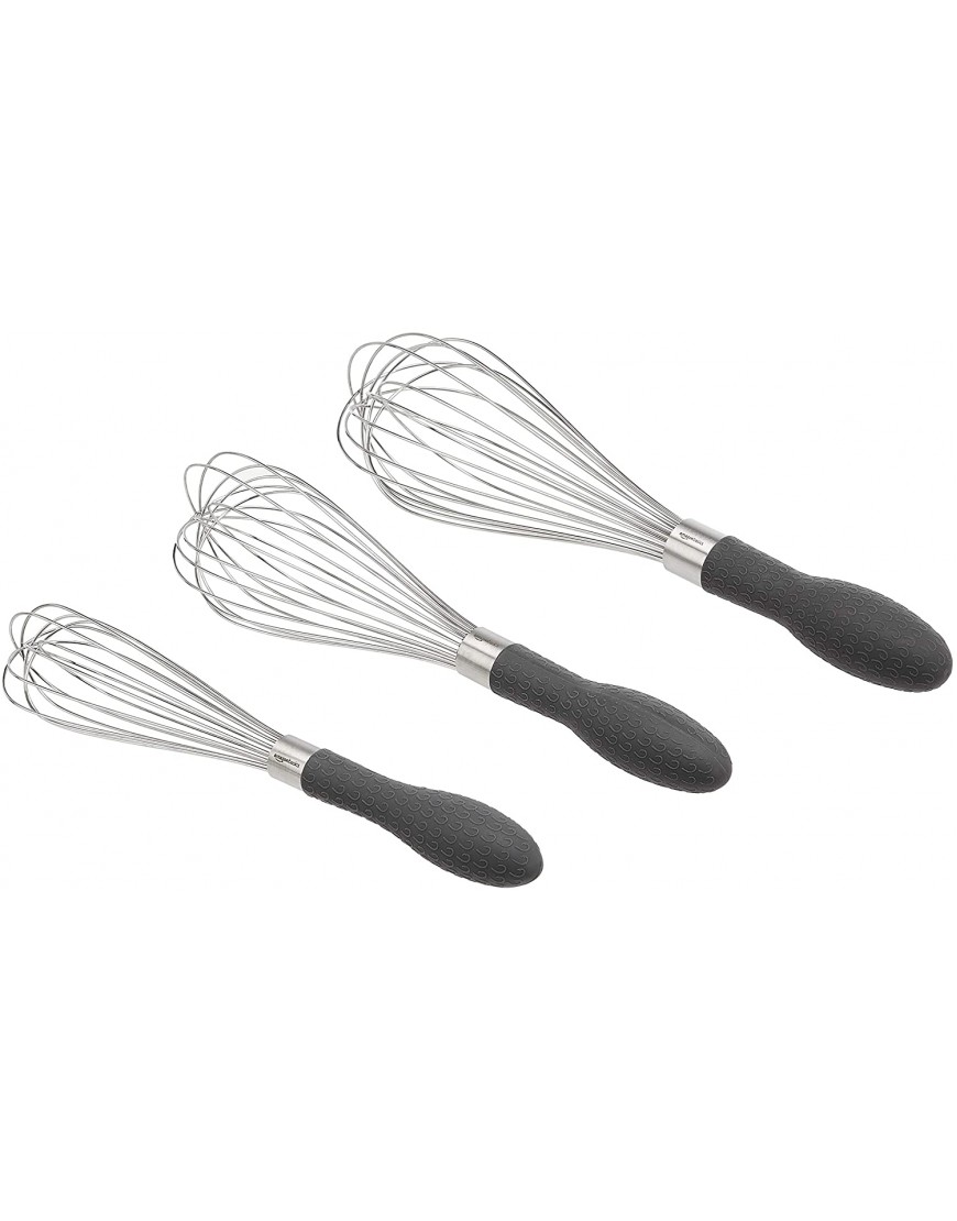 Basics Stainless Steel Wire Whisk Set 3-Piece