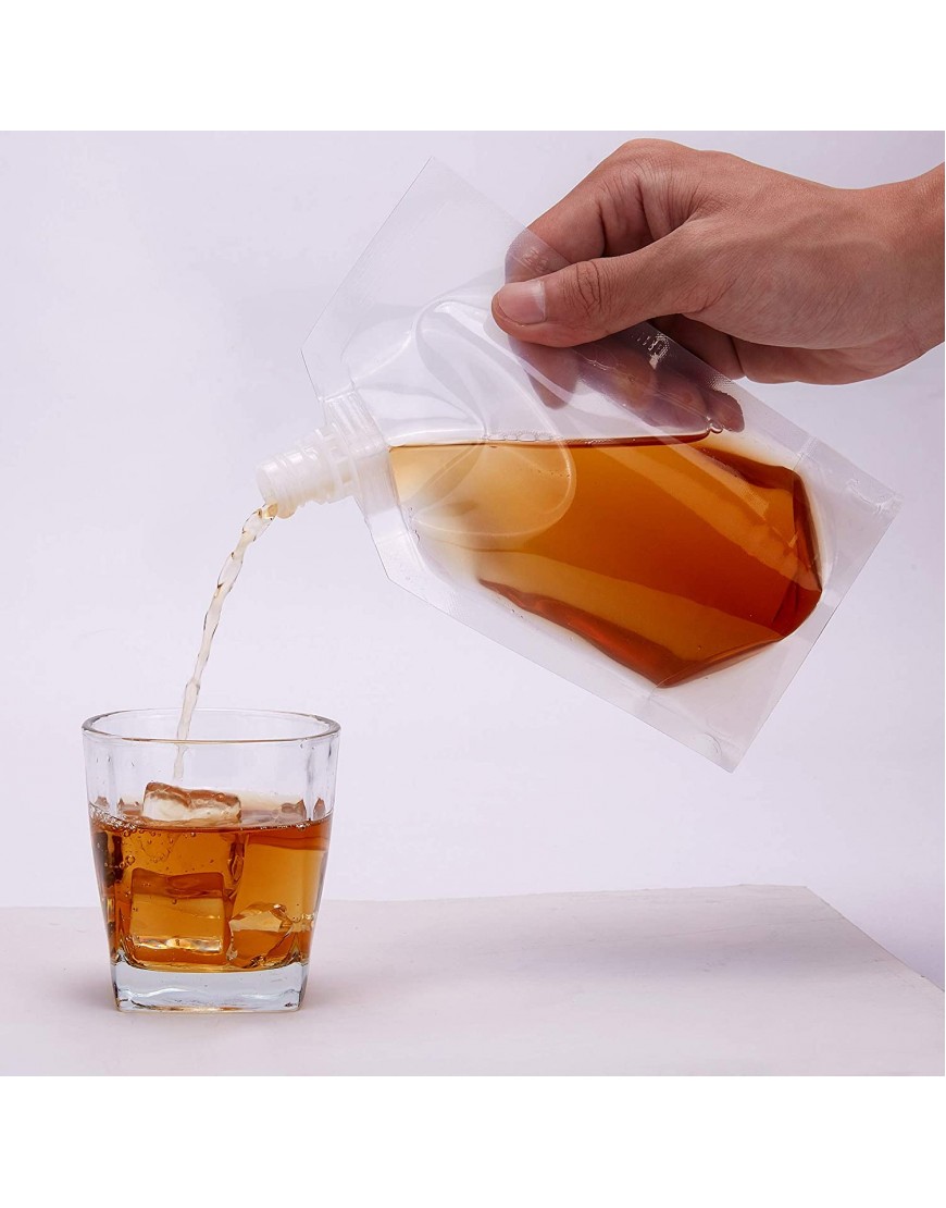 Concealable And Reusable cruise sneak flask Liquor Pouches flask kit Sneak Alcohol flask hide drinking flask kit 8OZ-6PCS+Funnel kit