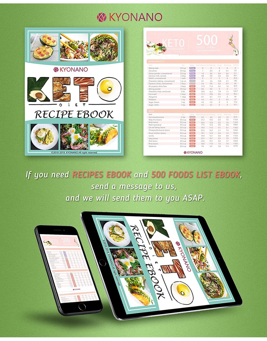 KYONANO Keto Cheat Sheet Magnets 12 Pcs Keto Diet for Beginners Guide 2021 Quick Weight Loss Chart Easy Reference for 228 Keto Foods Plus Extra Keto Friendly Cookbook Recipe List of 488 Food