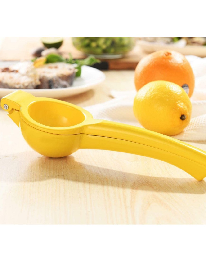 Manual Juicer Citrus Lemon Squeezer,Fruit Juicer Lime Press Metal,Professional Hand Juicer Kitchen Toolyellow）