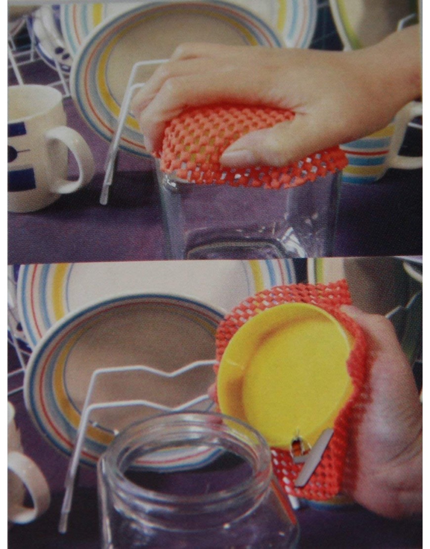 Regent Round Multi-Purpose Jar Gripper Pad Bottle Lid Opener 4 Piece Set Colors May Vary