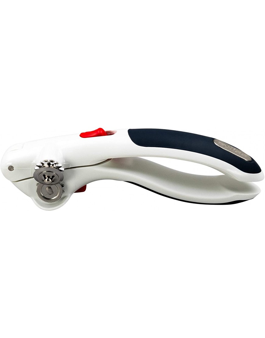 Zyliss 20362 ZYLISS Lock N' Lift 7 Manual Handheld Can Opener with Locking Mechanism White Gray