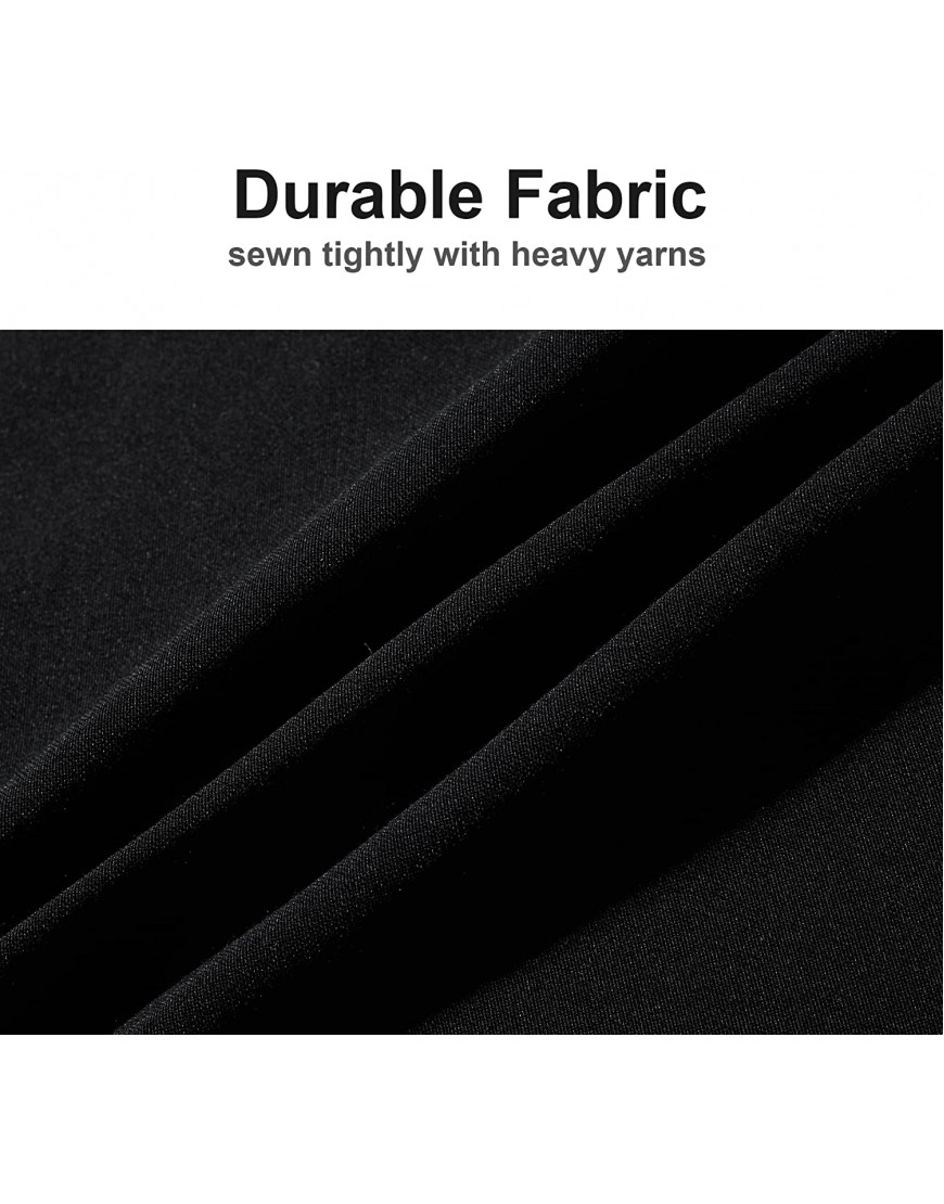 Weavric Square Tablecloth 85 X 85 Inches Washable Wrinkle Free Stain Resistant Black Large Linen Tablecloth for Buffet Table Kitchen Dinner Wedding Easter
