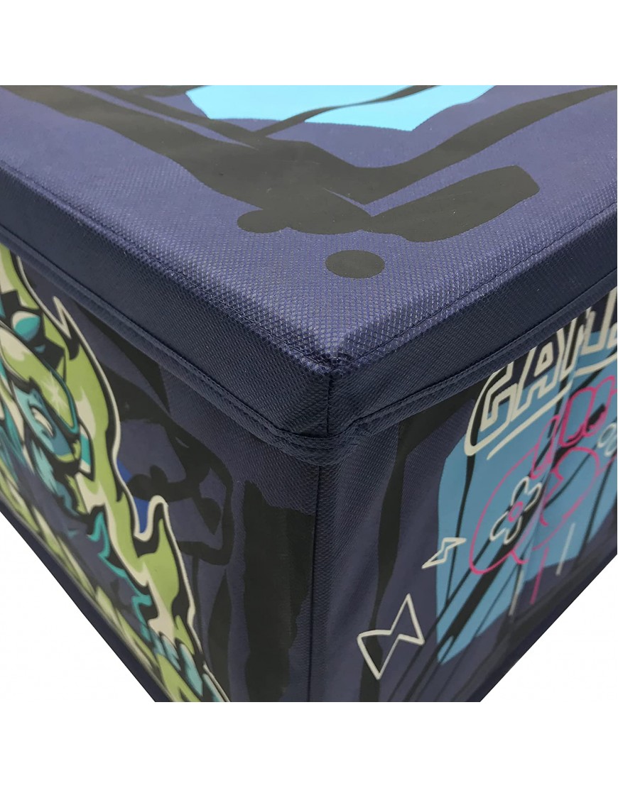 Gamers Drop Loot Storage Glowing Box 10'' x 10'' x 10' for Gaming Parties Birthdays Large