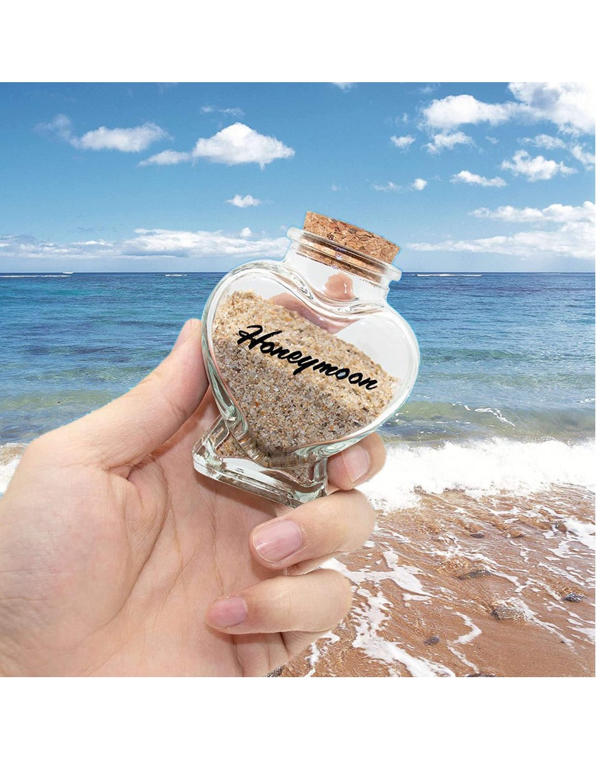 Hand Lettered Honeymoon Sand Keepsake Jar Honeymoon Souvenir Gift for Newlywed Travel Gift Ideas for Bride or Newlywed Couplewith Gift Box