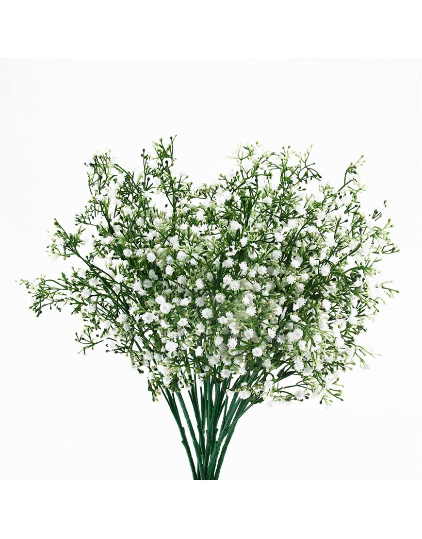 BAN MA CANG 10Pcs Gypsophila Artificial Flowers Plants Bouquets for Wedding Party Home Garden Decoration
