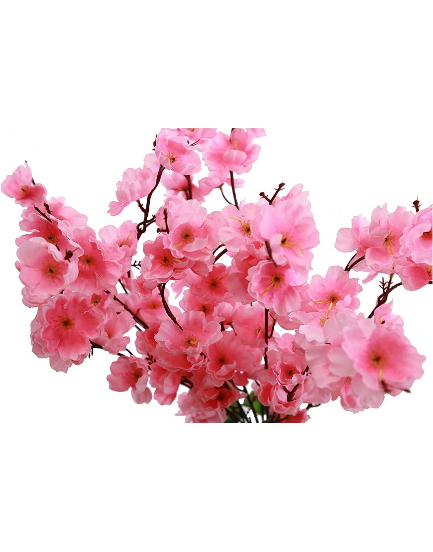 Season’s Need Décor 12 Stems Artificial Cherry Blossom Flower Silk Flowers for Wedding Party Home Décor Japanese Kawaii Décor 25inches Tall Pink
