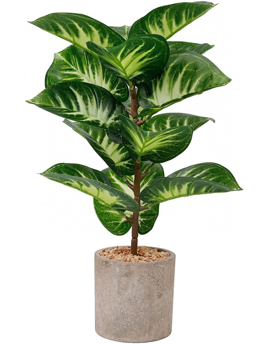 winemana Artificial Palm Plants 17 Large Faux Turtle Leaf in Pots Fake Tropical Monstera Imitation Greenery for Home Kitchen Party Flowers Arrangement Indoor Decorations