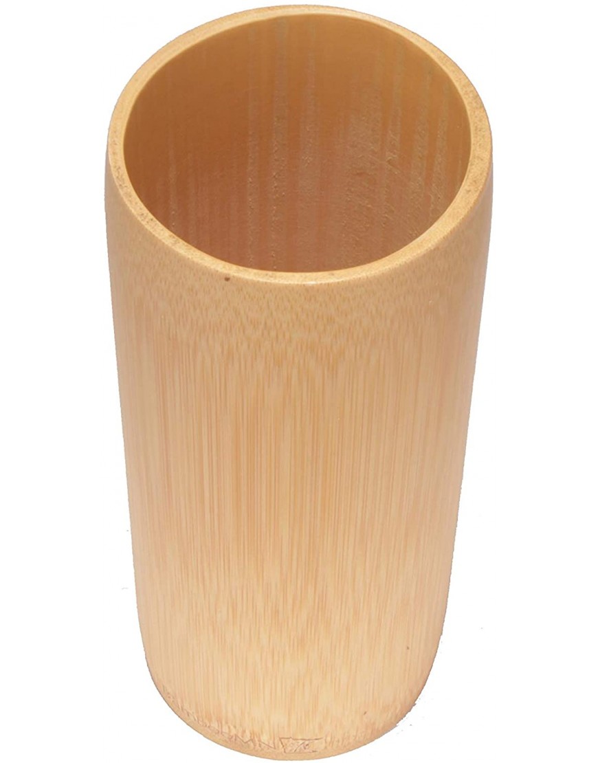 Natural Bamboo Wood Vase Holder Carbonized Brown 8 1 Piece