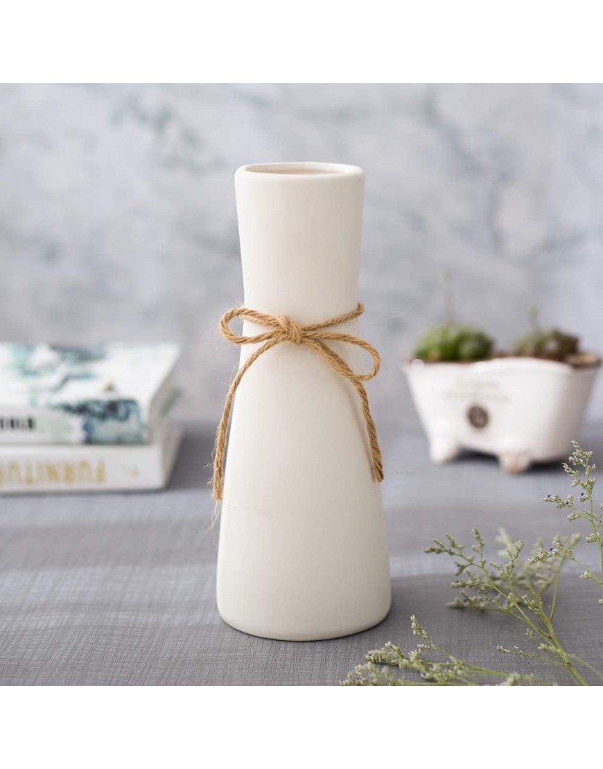 WEIDILIDU White Ceramic Vase Modern Home Decoration Porcelain Vase Vase Matte White Design weidi-716 White