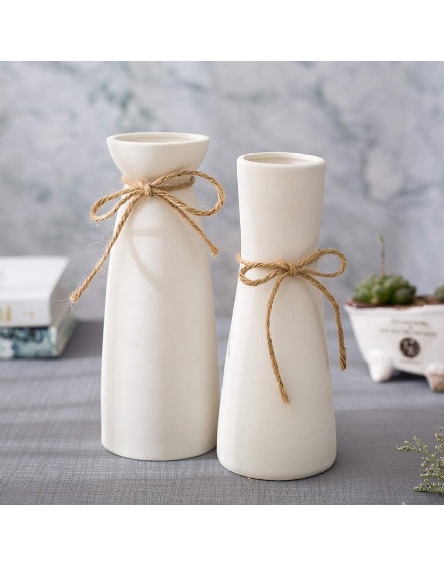 WEIDILIDU White Ceramic Vase Modern Home Decoration Porcelain Vase Vase Matte White Design weidi-716 White