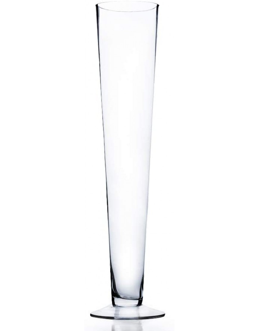 WGV Trumpet Pilsner Vase H-24 Open D-4.5 Pack of 6 pcs