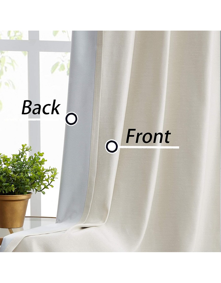 Central Park Ivory 100% Blackout Pinch Pleat Window Curtain for Bedroom Living Room Window Treatment Thermal Insulated Drapes Backtab 95 inches with 10 Hooks Ring not Include 40x95 1 Panel