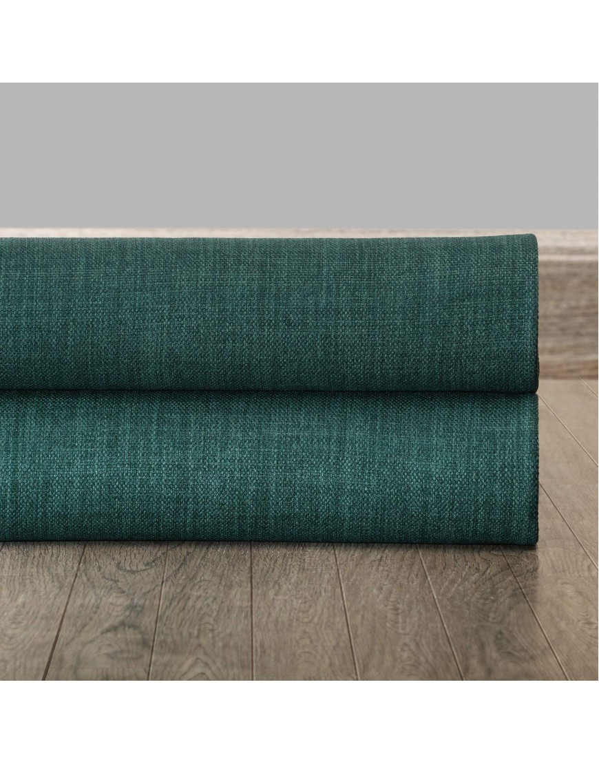 HPD Half Price Drapes Room Darkening Curtains 84 Inches Long 1 Panel BOCH-LN18523-84 Slate Teal