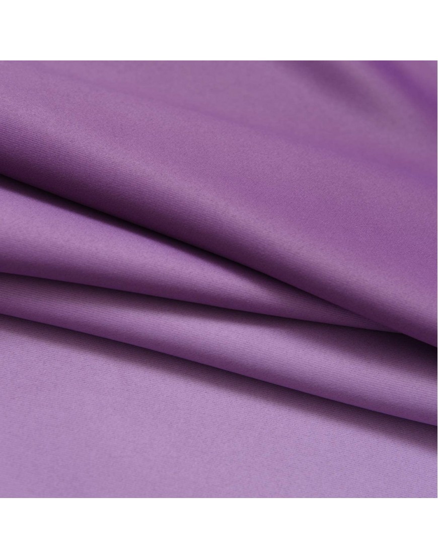 Yakamok Light Blocking Gradient Color Curtains Purple Ombre Blackout Curtains Room Darkening Thermal Insulated Grommet Window Drapes for Living Room Bedroom Purple 2 Panels 52x84 Inch