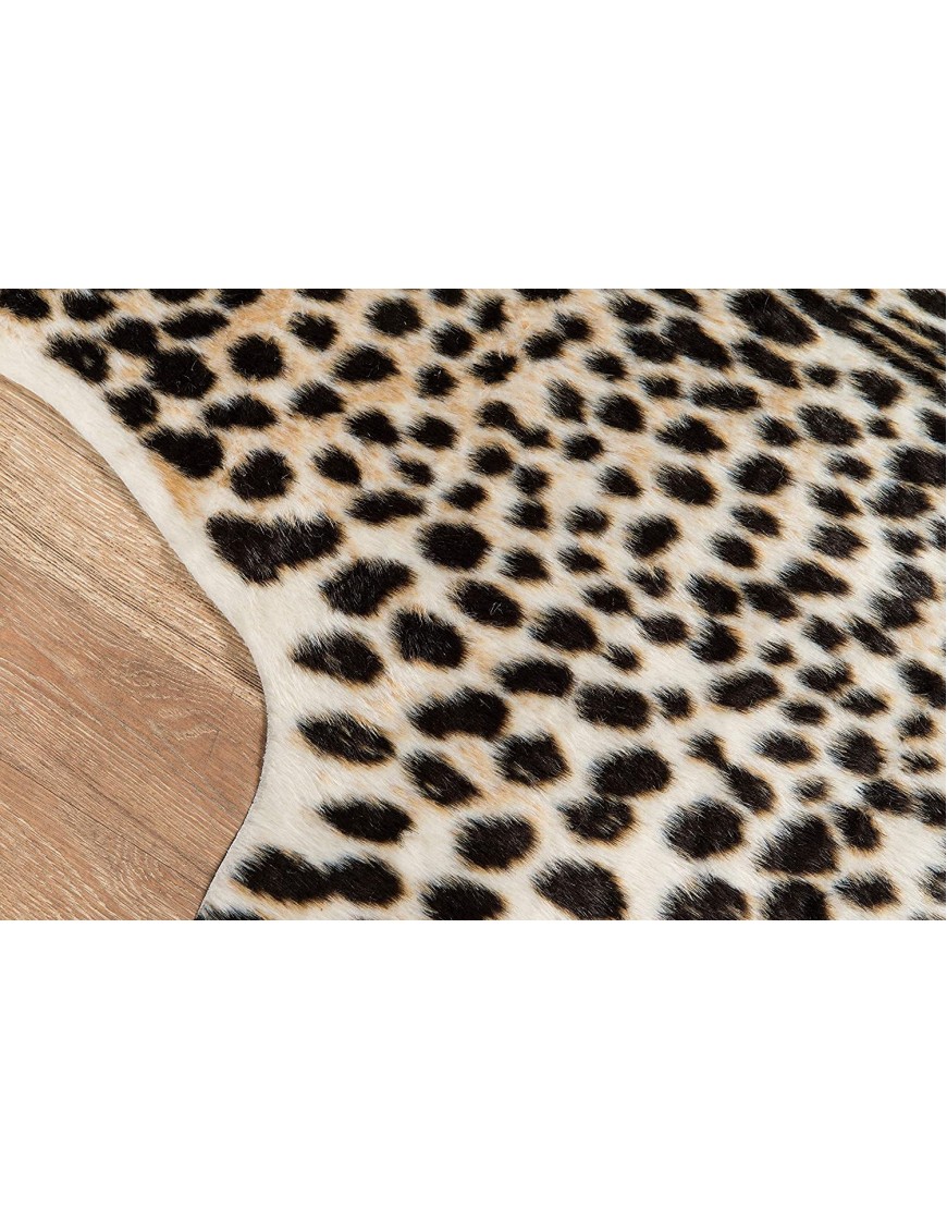 Erin Gates by Momeni Acadia Cheetah Multi Faux Hide Area Rug 5'3 X 7'10
