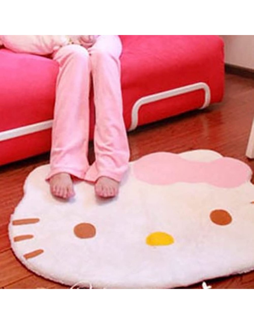 My Melody Carpet Super Soft Cute Cartoon Kittie Bedroom Mats Soft Children Area Rugs Kawaii Carpet Double Sided Fuzzy Blanket