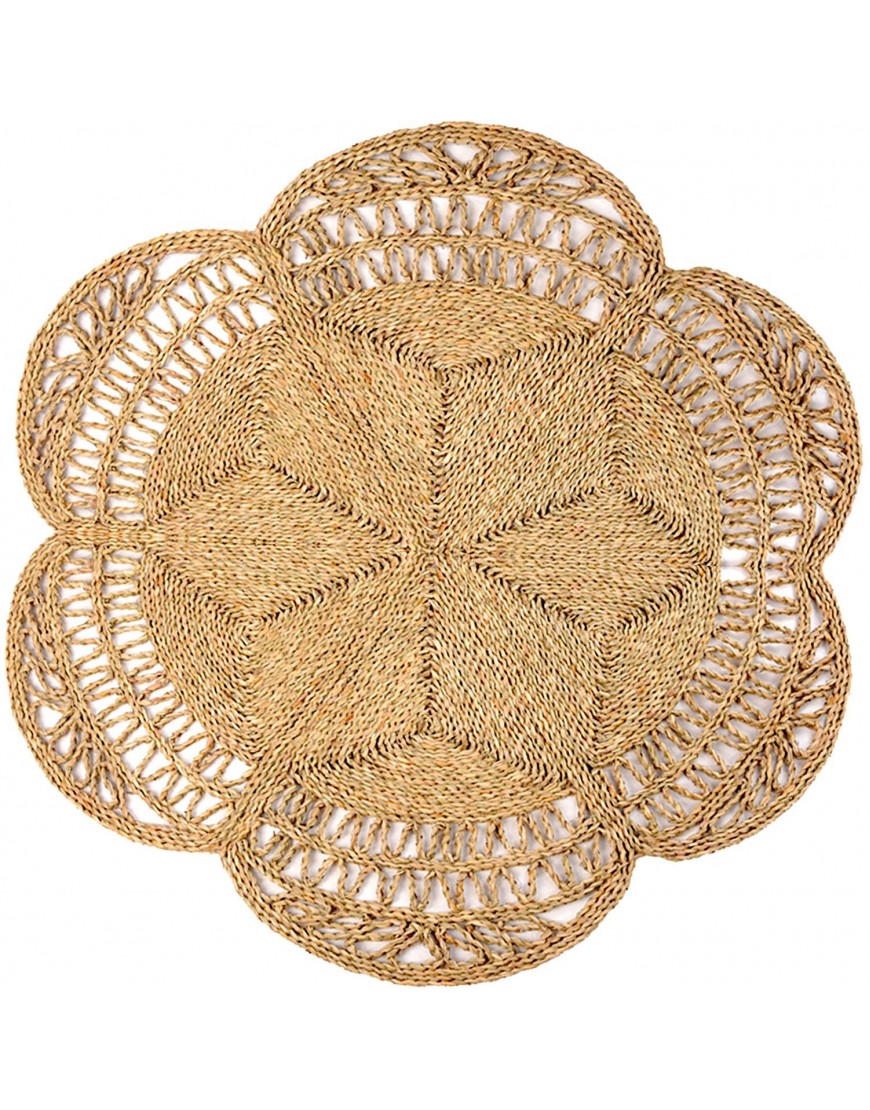 Round Rug 4ft Seagrass Rug for Area Rugs Rattan Decor Boho Carpets and Rugs Living Room and Dining Room Rugs for Under Table Farmhouse Area Rug Jute Rug Round Circle Rug 4ft