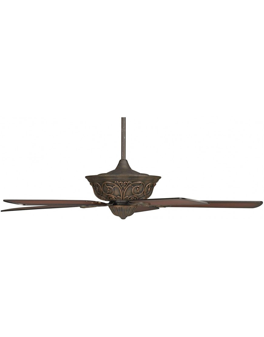 52 Casa Contessa Indoor Ceiling Fan Bronze and Copper Shaded Cherry for Living Room Kitchen Bedroom Family Dining Casa Vieja
