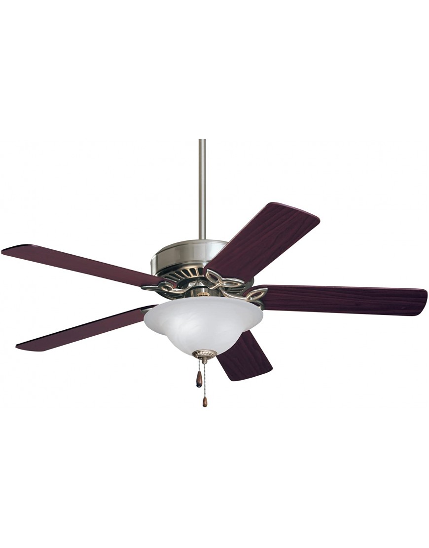 Emerson CF713BS Pro Series Energy Star 50-inch Dual Mount Ceiling Fan with Reversible Blades 5-Blade Ceiling Fan with LED Lighting