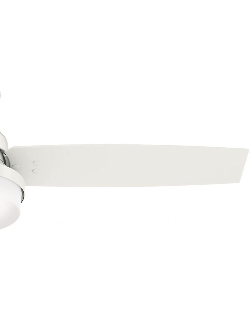 Hunter Sentinel Indoor Ceiling Fan with LED Light and Remote Control 52 White