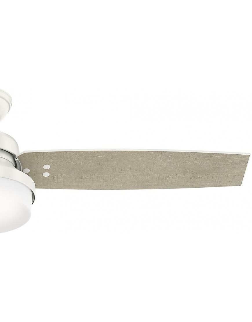 Hunter Sentinel Indoor Ceiling Fan with LED Light and Remote Control 52 White