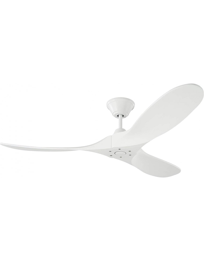 Monte Carlo 3MAVR52RZW Maverick II Energy Star 52" Outdoor Ceiling Fan with Remote Control 3 Balsa Wood Blades Matte White