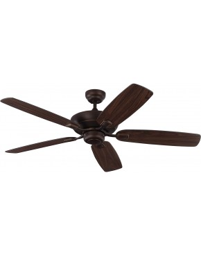 Monte Carlo 5COM52RB Colony Max 52'' Outdoor Ceiling Fan with Pull Chain 5 Blades Roman Bronze